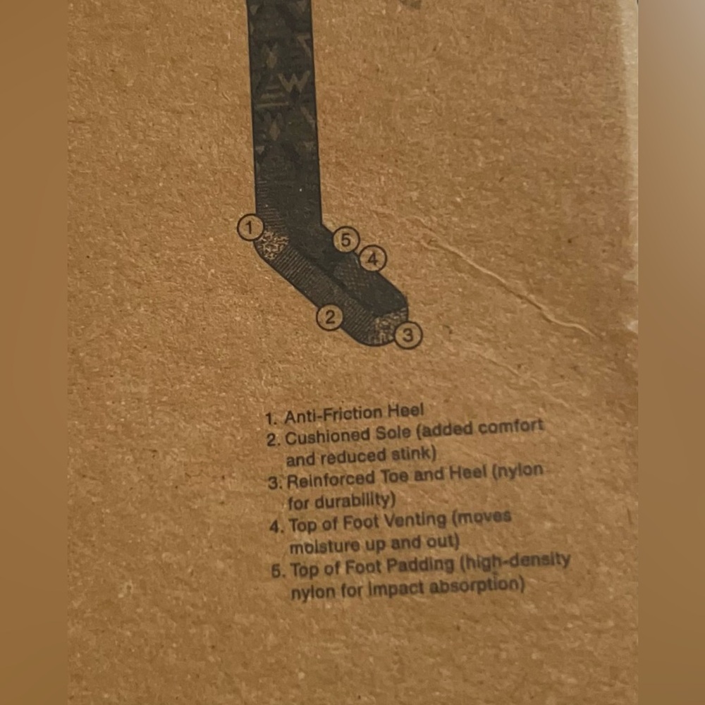 Burton Men's Performance Midweight Socks Size Large Slate Heather - Picture 4 of 5